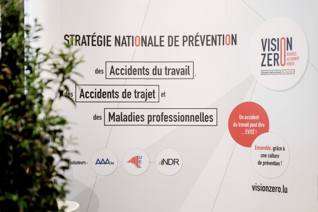 Mur de stand de la VISION ZERO - Forum SST 2024