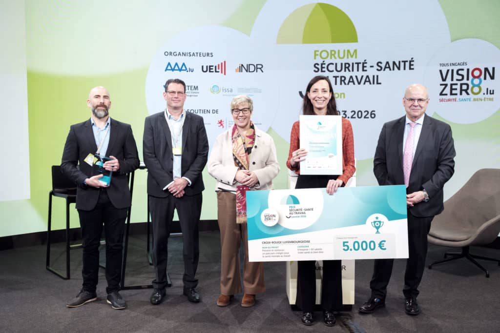 Remise du Prix au lauréat Croix-rouge luxembourgeoise